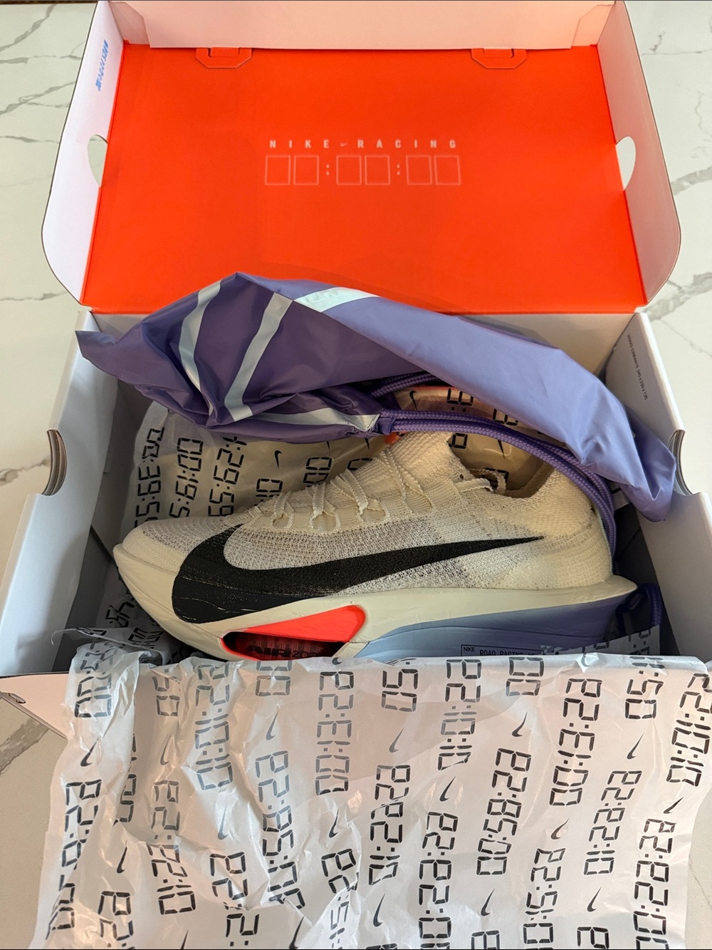 Nike AlphaFly Next% 3 Coconut Milk/Off Noir - Women’s 10.5/Men’s 9